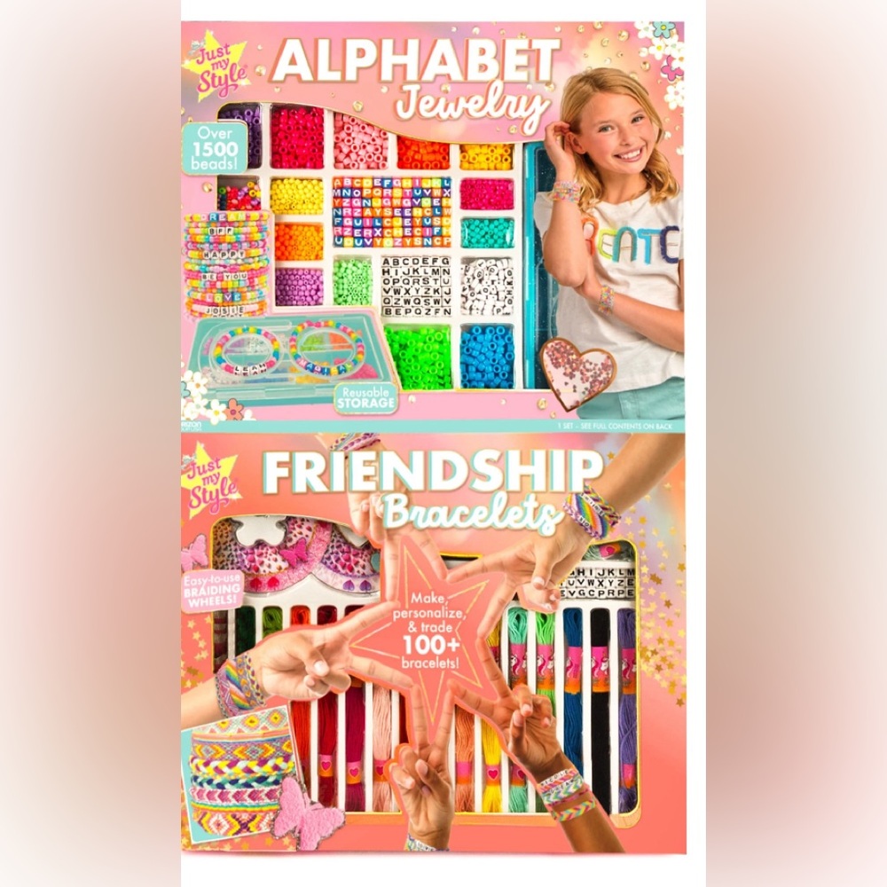 NEW| Just My Style 2-in-1 Alphabet Jewelry & Friendship Bracelets